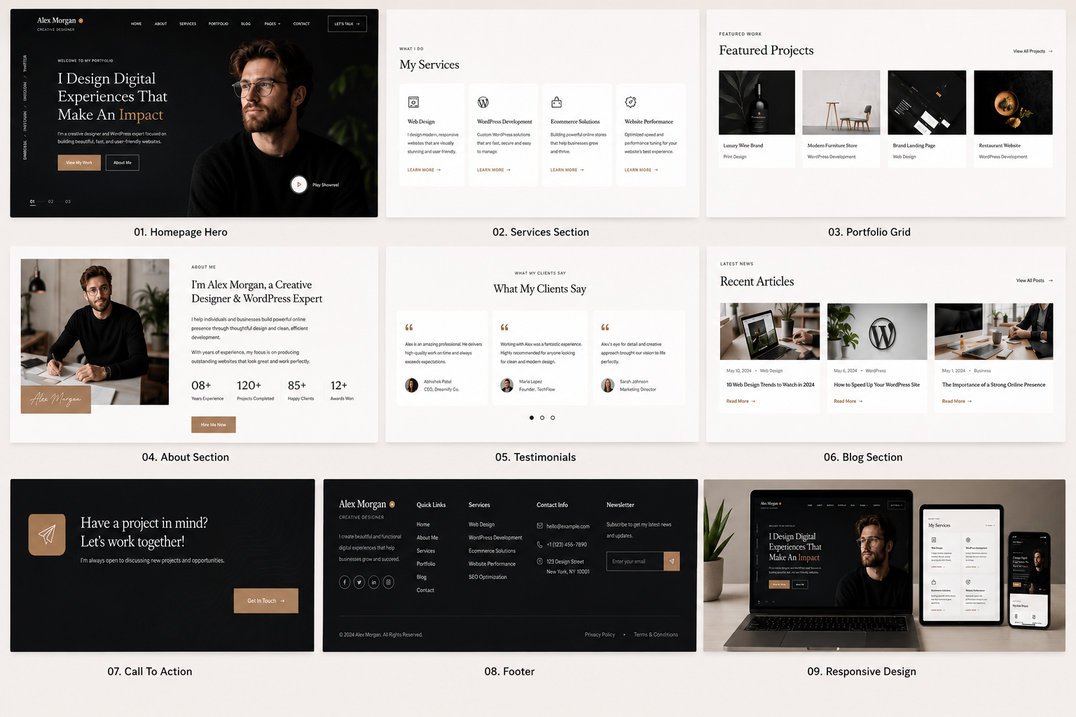 Premium WordPress Portfolio Theme - Image 2